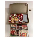 Box of vintage legos 15x8x2in Box of vintage legos 15x8x2in