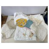 Collection of vintage linens Collection of vintage linens