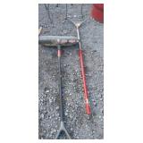 Snow shovel and rake Snow shovel and rake