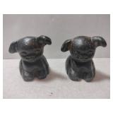 2 cast iron Griswold pups 2 cast iron Griswold pups