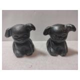 2 cast iron Griswold pups 2 cast iron Griswold pups