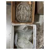 Glass servingware plates, cups, platters, dishes Glass servingware plates, cups, platters, dishes