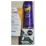 STEM Mosquito Wipes & CetaVe Hydrating Face & STEM Mosquito Wipes & CetaVe Hydrating Face &
