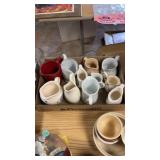 Assortment or pitchers 11 total floral, designed Assortment or pitchers 11 total floral, designed
