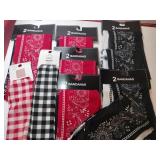 New Black, white and red bandanas New Black, white and red bandanas