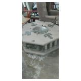 Spanish style octagonal brazier coffee table with Spanish style octagonal brazier coffee table with