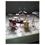 Group of decorative mini-drums. Group of decorative mini-drums.