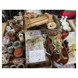 All sorts of ceramics, glassware, and other All sorts of ceramics, glassware, and other