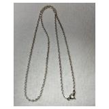 Silver chain marked 925.      . 100oz Silver chain marked 925.      . 100oz