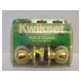 Kwikset door knob set hall & closet Kwikset door knob set hall & closet