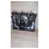 3-Pair Black Nike Performance Cotton SocksOne 3-Pair Black Nike Performance Cotton SocksOne