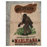 Bigfoot burlap bag Bigfoot burlap bag