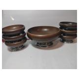 Salad bowl with six bowls Salad bowl with six bowls