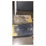 2 empty metal ammo can 2 empty metal ammo can