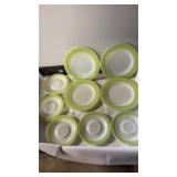 Lime green Pyrex assortment 6 inch & 8 inch Lime green Pyrex assortment 6 inch & 8 inch