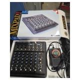 Samson M9 Mixpad 9 channel audio mixer w bag of Samson M9 Mixpad 9 channel audio mixer w bag of