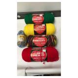 Regia silk color yarn, red heart new assorted Regia silk color yarn, red heart new assorted