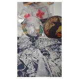 New Skeleton Head Table Runner & Sun catchers New Skeleton Head Table Runner & Sun catchers