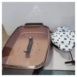 Unwavering electric skillet no cord and dash dog Unwavering electric skillet no cord and dash dog