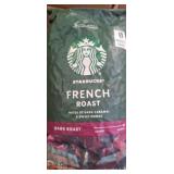 Large 18oz bag of Starbucks French roast whole Large 18oz bag of Starbucks French roast whole