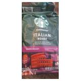 Large 18oz bag of Starbucks Italian roast ground Large 18oz bag of Starbucks Italian roast ground