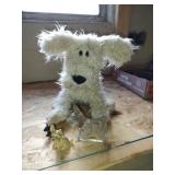 Griup of dog items: vintage Russ Berrie "Curly" Griup of dog items: vintage Russ Berrie "Curly"
