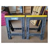2 Workforce compact sawhorses 2 Workforce compact sawhorses