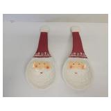 2 Santa spoon rests New 2 Santa spoon rests New