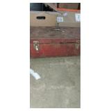 Metal tool box with contents Metal tool box with contents