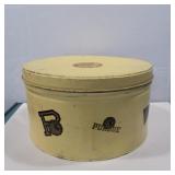 Purdue metal tin 6.5in tall and 12in diameter Purdue metal tin 6.5in tall and 12in diameter