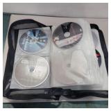 Binder with dvds mostly horror and WWE wrestling Binder with dvds mostly horror and WWE wrestling