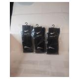 3 Pair Of Nike Sox Color Black Brand New