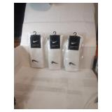 3 Pair Of Nike Sox Color White Brand New
