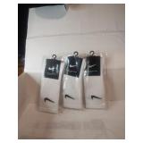 3 Pair Of Nike Sox Color White Brand New