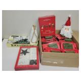 Christmas lights, ornament hooks, decor NEW