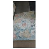 Carpri sea turtle pattern area rug 71in x 49in