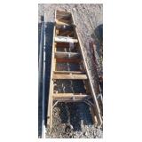 2x wooden 5ft ladders