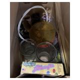 Old tins, vases, other decor