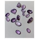 15 purple simulated gems