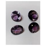 4 purple simulated gems