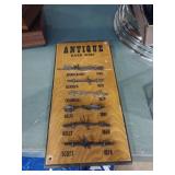 Antique barb wore plaque