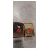 Wooden music trinket boxes 4x6in