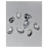 8 clear simulated gems