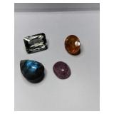4 mixed simulated gems