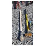Sledge hammer splitting wedge and pickaxe