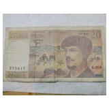 France Banknote  20 Francs