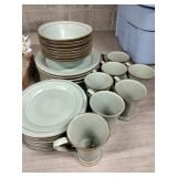 Prairie Greenleaf stoneware dishes