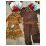 2  Indian costumes male and female
