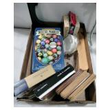 Flat of coasters marbles cards