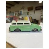 Vintage tin friction toy car Station wagon